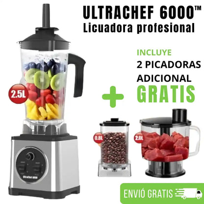 Licuadora Sokany UltraChef 6000™ Profesional + 2 Regalos