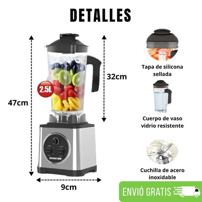 Licuadora Sokany UltraChef 6000™ Profesional + 2 Regalos