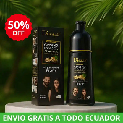 Shampoo Disaar - Fórmula 100% Natural que cubre las canas al instante